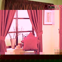 Available in 3 colours, Lined, Pencil pleat style, Chenille with a 4 bar square design