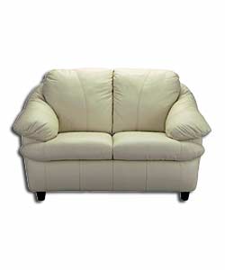 Soft, deep seated comfort. 100% leather. Fibre fil