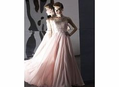 Unbranded Romantic Bateau Sleeveless Stretch satin Evening