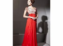 Unbranded Romantic Bateau Sleeveless Tencel Evening