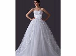 Unbranded Romantic Elegant Satin Tulle Lace Wedding