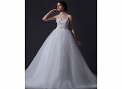 Unbranded Romantic Elegant Satin Tulle Wedding Dresses