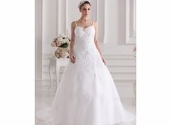 Unbranded Romantic Elegant Straps Sweetheart Satin