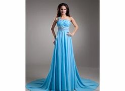 Unbranded Romantic One Shoulder Evening Dresses Formal