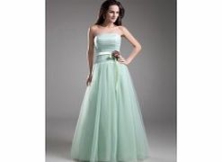 Unbranded Romantic Strapless Bridesmaids Wedding Party Sage