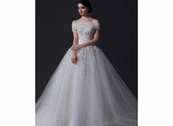 Unbranded Romantic Unique Elegant Satin Tulle Wedding