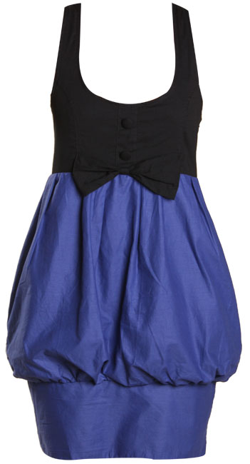 Unbranded Romina big bow pinafore with puff ball skirt