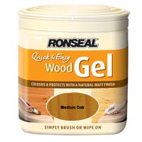 Ronseal Quick & Easy Wood Gel Medium Oak 750ml
