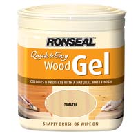 Ronseal Quick & Easy Wood Gel Natural 750ml