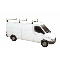 Heavy-duty, 3-bar System ideal for awkward and heavy loads. Corrosion-Resistant, Zinc-Plated Roof