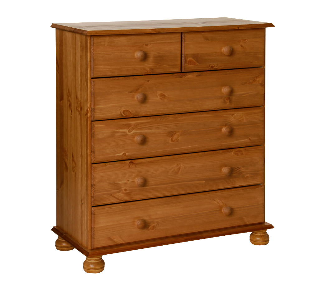 Unbranded room4 Copenhagen pine 6 drawer chest