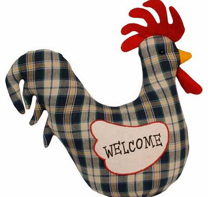 Rooster Welcome Door Stop