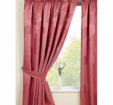 Unbranded Rosaline Lined Satin Jacquard Curtains