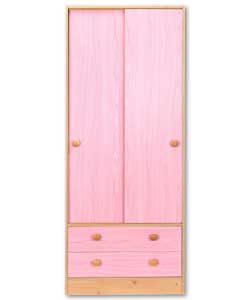 Rose 2 Drawer 2 Sliding Door Wardrobe