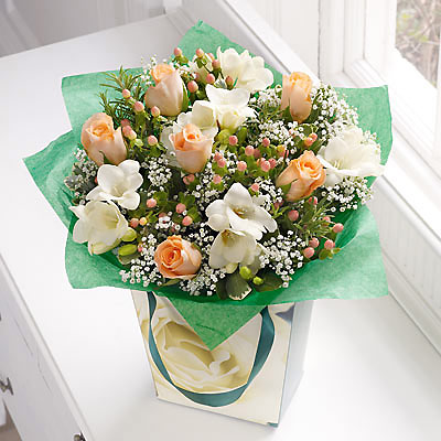 Unbranded Rose and Freesia Gift Bag