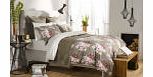 Rose Bouquet Duvet Cover - Mocha