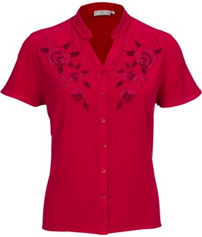 Unbranded Rose Embellished Blouse