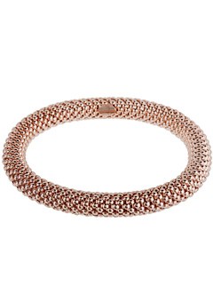 Unbranded Rose Gold Plated Flexible Large Bracelet