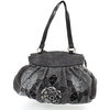 Unbranded Rose Mono Shoulder Bag Handbag -- lbt-201 grey