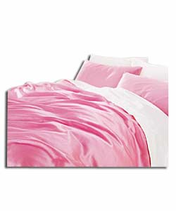 Rose Satin King Size Duvet Set
