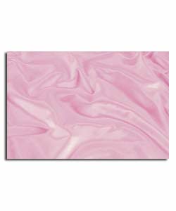 Rose Satin King Size Flat Sheet