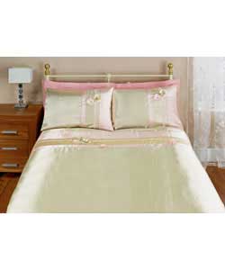 Roseanne Double Duvet Cover Set - Cream