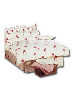 Roses King Size Duvet Cover Set Red