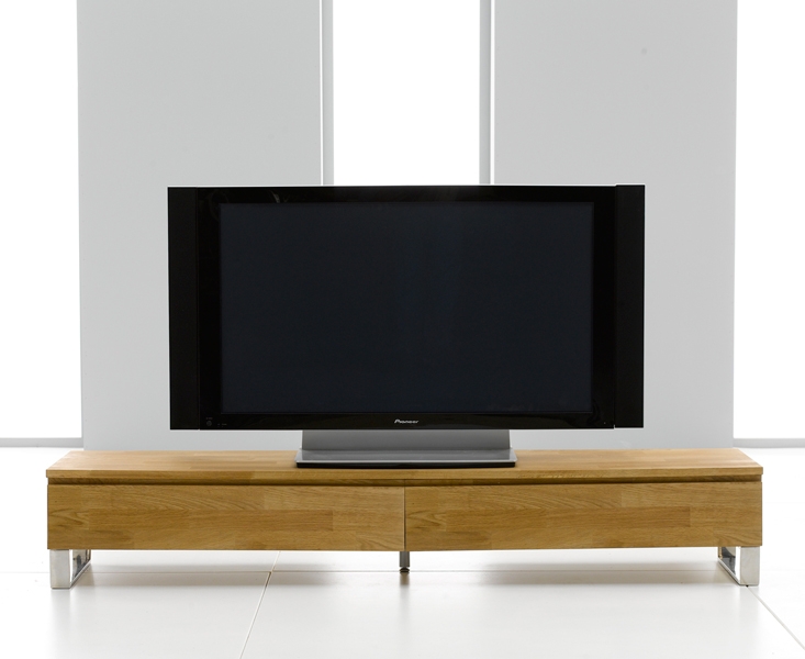 Unbranded Roseta Oak and Chrome TV Unit