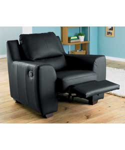 Unbranded Rossano Recliner Chair - Black