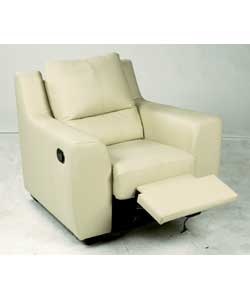 Unbranded Rossano Recliner Chair - Ivory