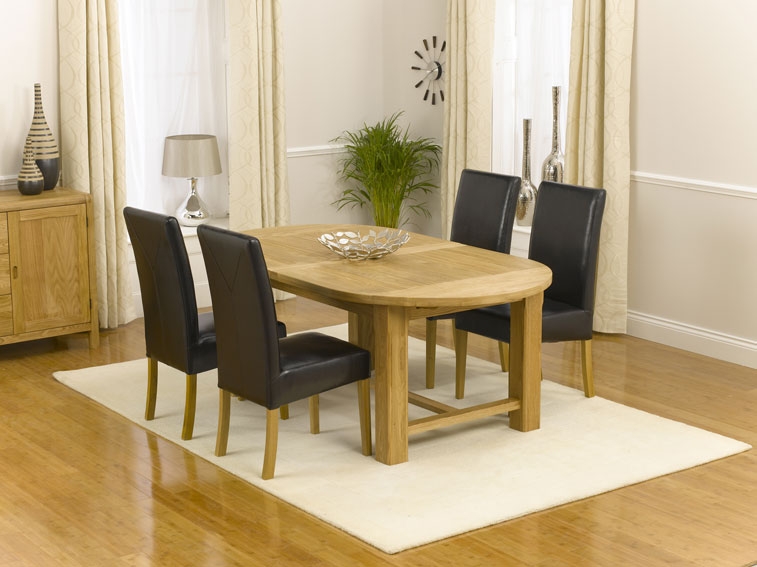 Unbranded Rossi Oak Oval Extending Dining Table 200-240cm