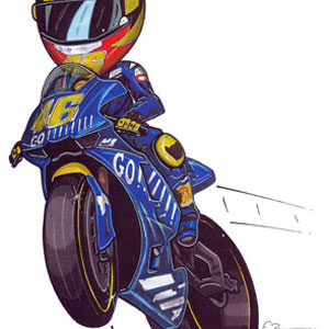 Unbranded Rossi Yamaha #46 Kids T-shirt