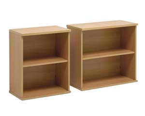 Unbranded Rossini desk high bookcases
