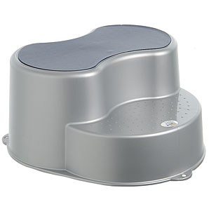 Rotho Step Stool- Silver