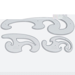 Rotring Centro Burmester Curve Drawing Aid Set 3