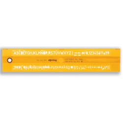 Rotring Lettering Stenci Robustl ISO 3098-1