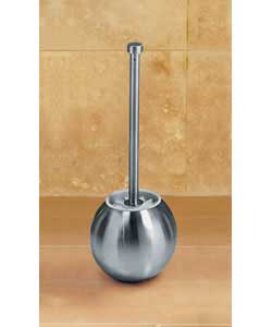 Unbranded Round Chrome Finish Toilet Brush Holder
