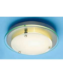 Round Glass Ceiling Flush