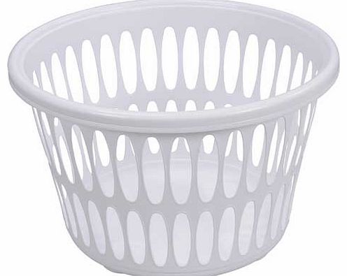 Unbranded Round Laundry Basket - White