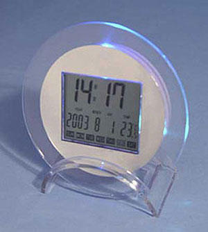 Unbranded Round Led Colour Change Alarm Clock