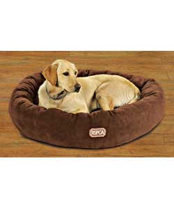 Unbranded RSPCA Chocolate Large Round Donut Pet Bed