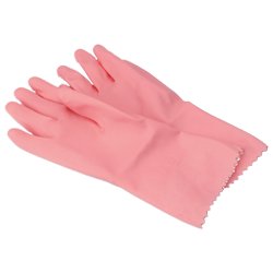 Unbranded Rubber Gloves (Red - Small)