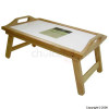 Unbranded Rubberwood Bed Tray 8cm x 33cm x 51cm