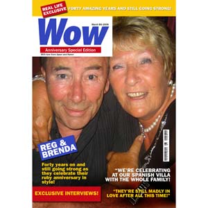 Unbranded Ruby Anniversary Personalised Magazine Cover Wow