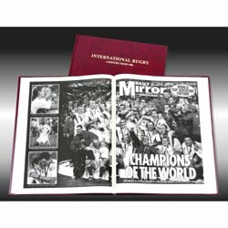 Unbranded Rugby Book Non-Embossed