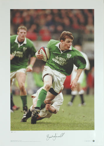 Rugby Greats Series: Signed by Brian ODriscoll