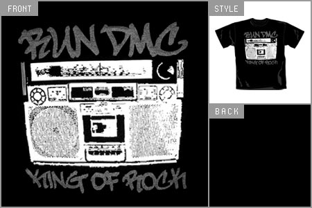 Unbranded Run DMC (Boombox) T-shirt mco_RUN102