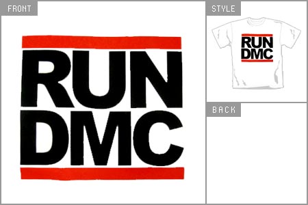 Unbranded Run DMC (White Logo) T-shirt mco_RUN101WHT