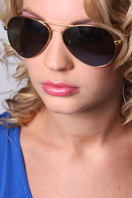 Unbranded Ryan gold mirrored avaitors