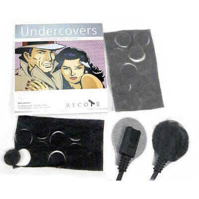 Rycote Undercovers - attach small microphones into your clothing.